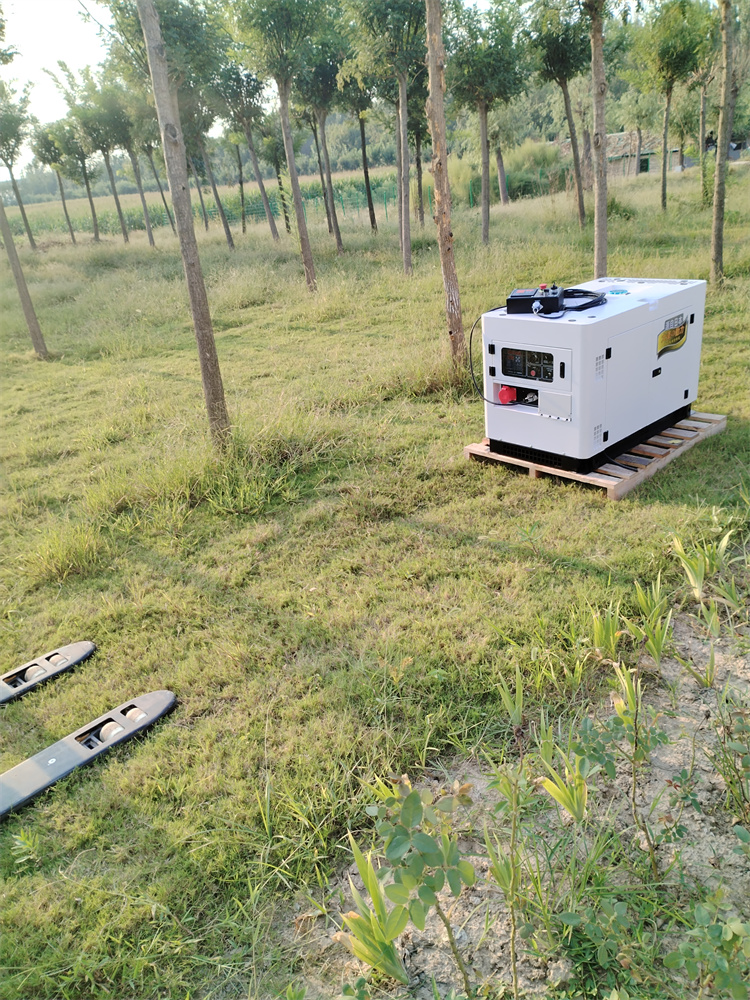 山東菏澤李總的15kw發(fā)電機(jī)貨已收到