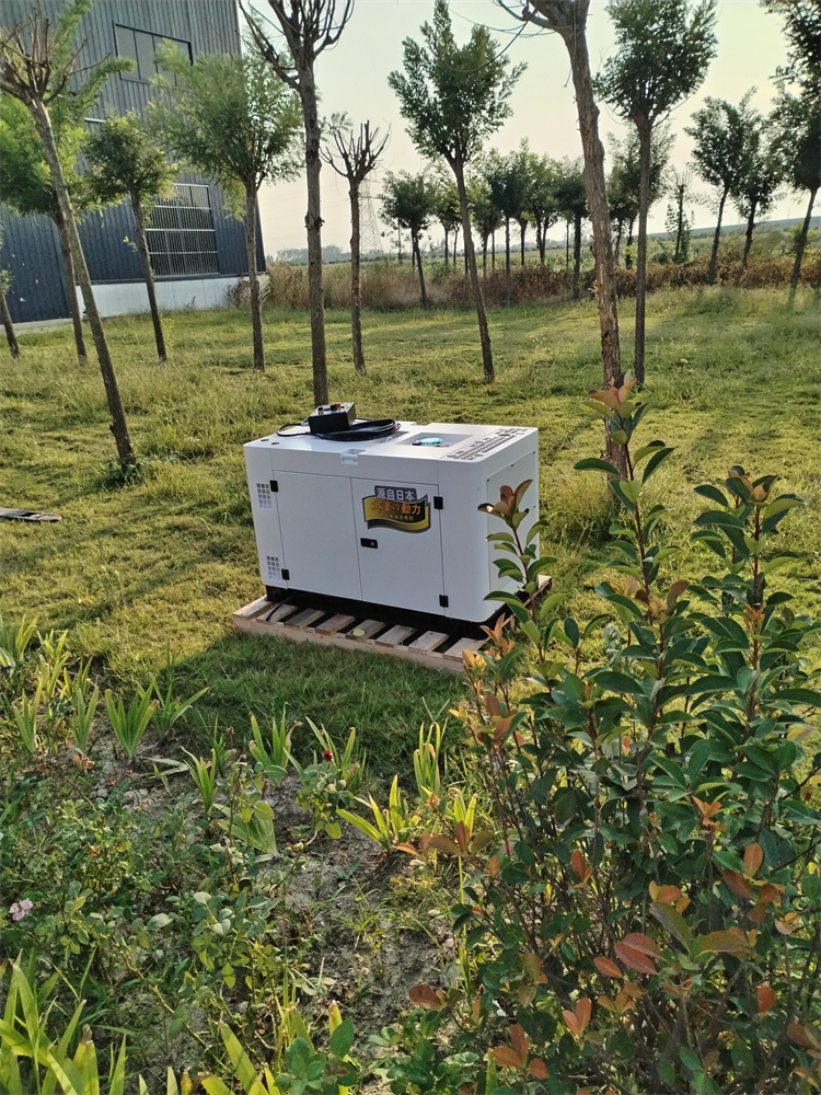 山東菏澤李總的15kw發(fā)電機貨已收到