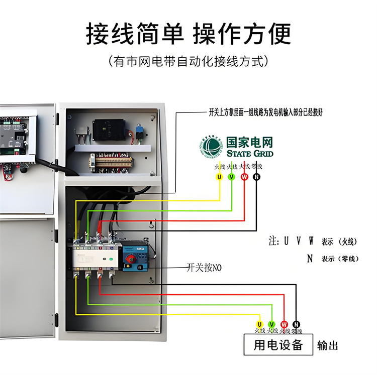 大澤動(dòng)力柴油發(fā)電機(jī)ATS接線圖